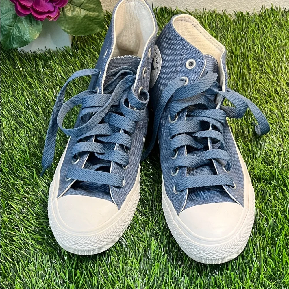 Converse Women’s Blue High Top Canvas Sneakers
